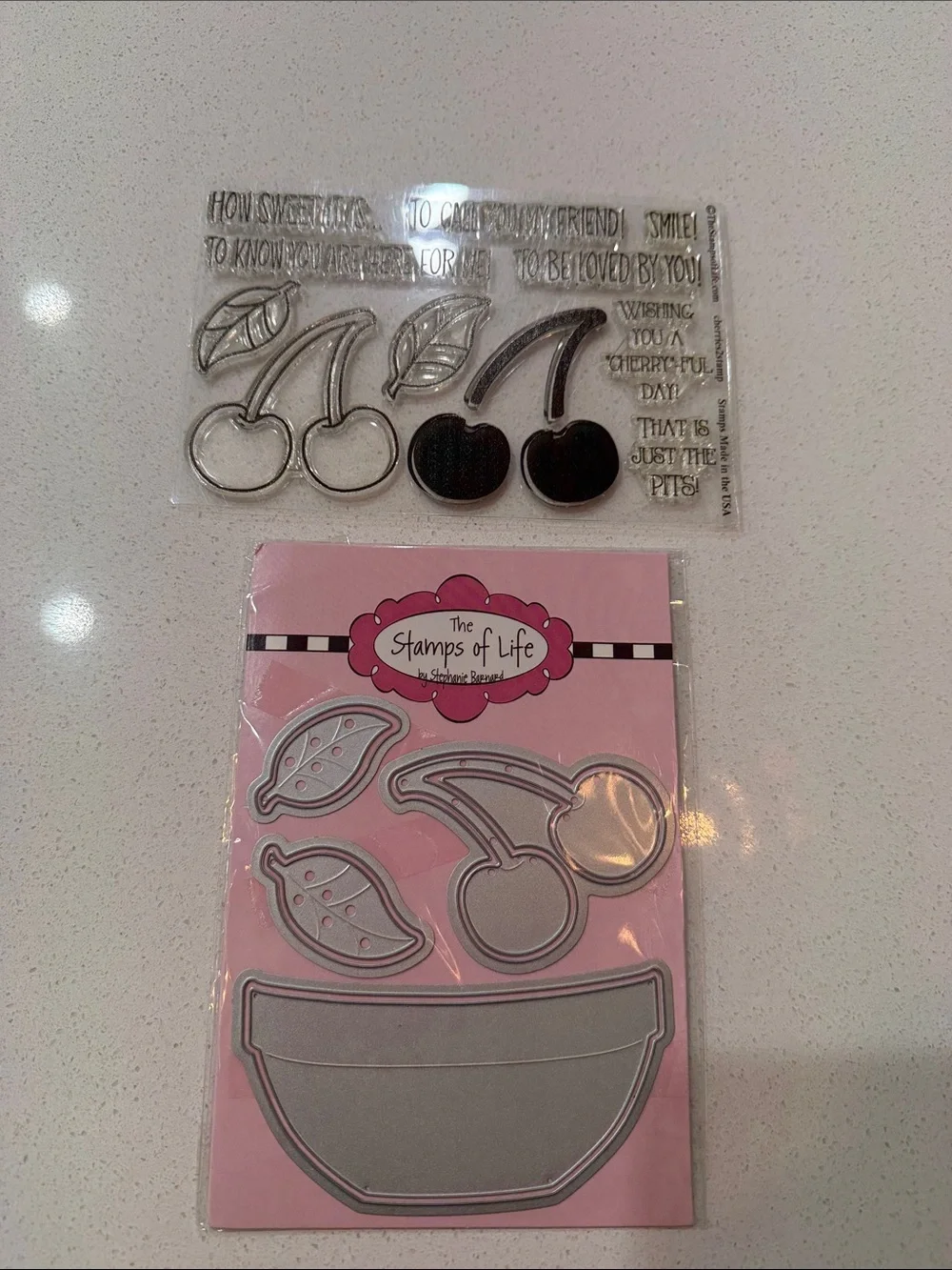 Stamps of Life Cherries Stamp and Die Set